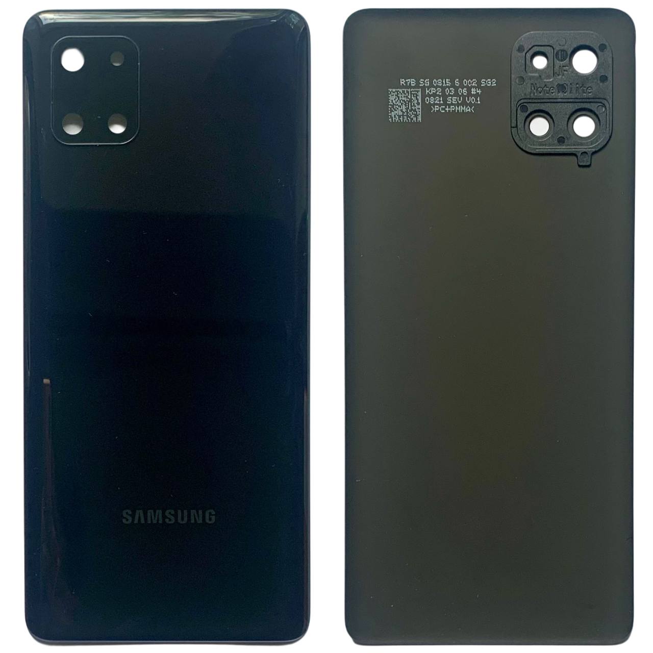 Задня кришка Samsung N770 Galaxy Note 10 Lite black (зі склом камери)