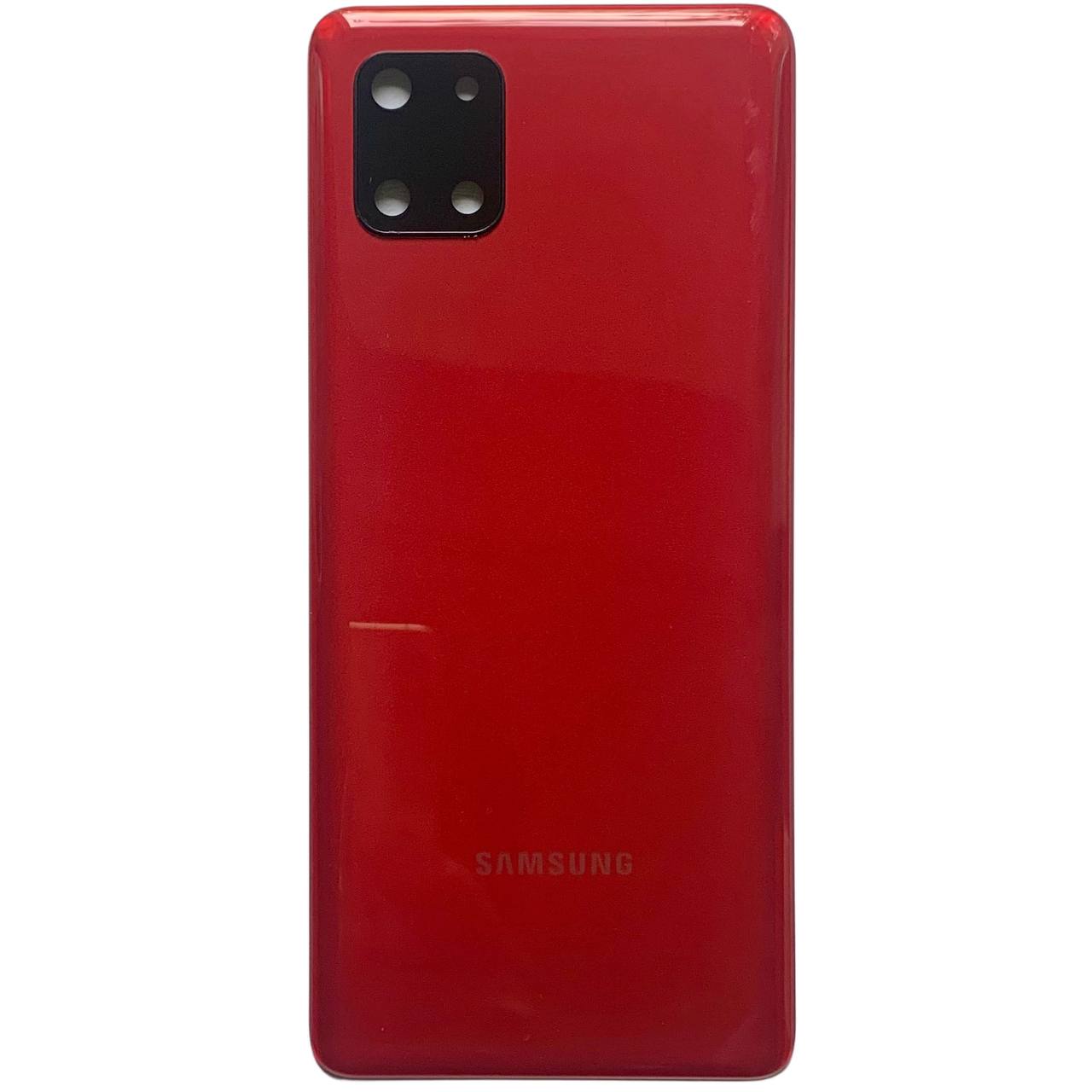 Задня кришка Samsung N770 Galaxy Note 10 Lite red (зі склом камери)