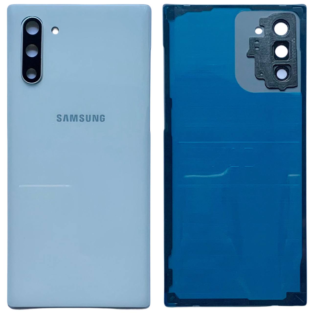 Задня кришка Samsung N970 Galaxy Note 10 white (зі склом камери)