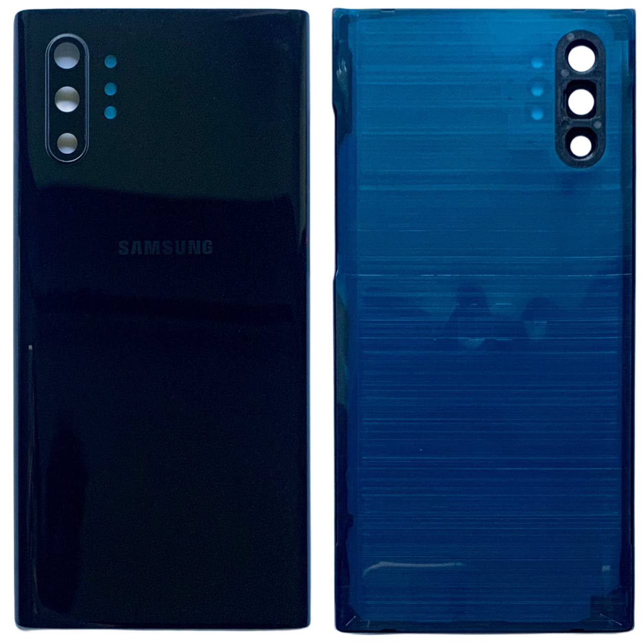 Задня кришка Samsung N975 Galaxy Note 10 Plus black (зі склом камери)