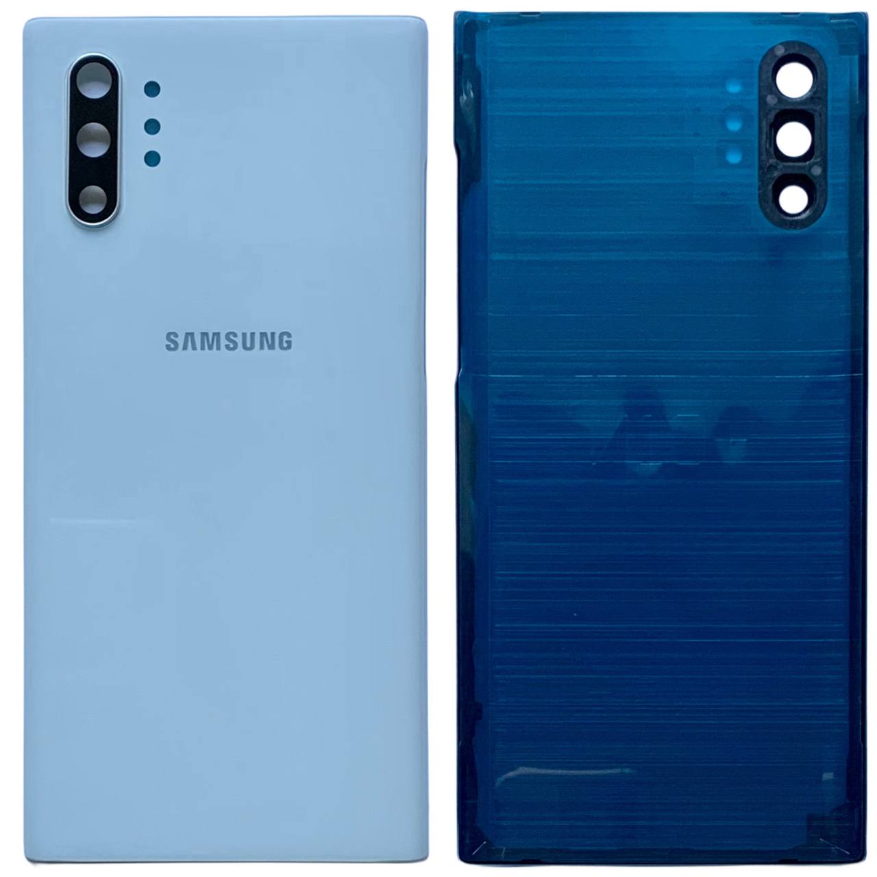 Задня кришка Samsung N975 Galaxy Note 10 Plus white (зі склом камери)