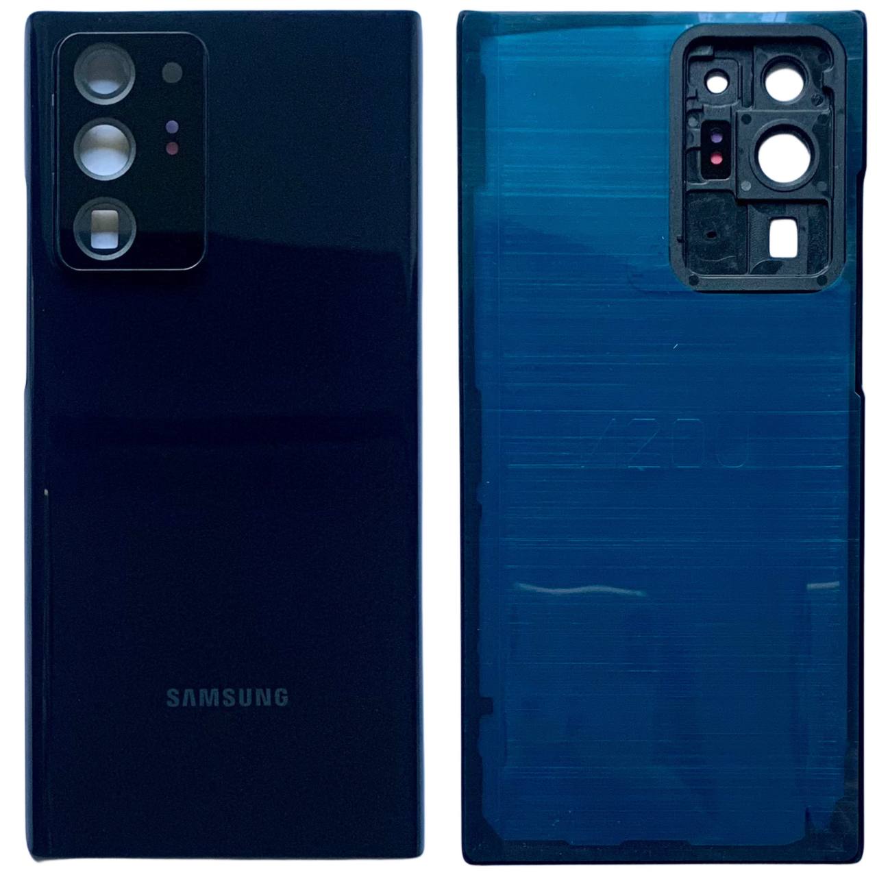 Задняя крышка Samsung N985 Note 20 Ultra 5G black (со стеклом камеры)