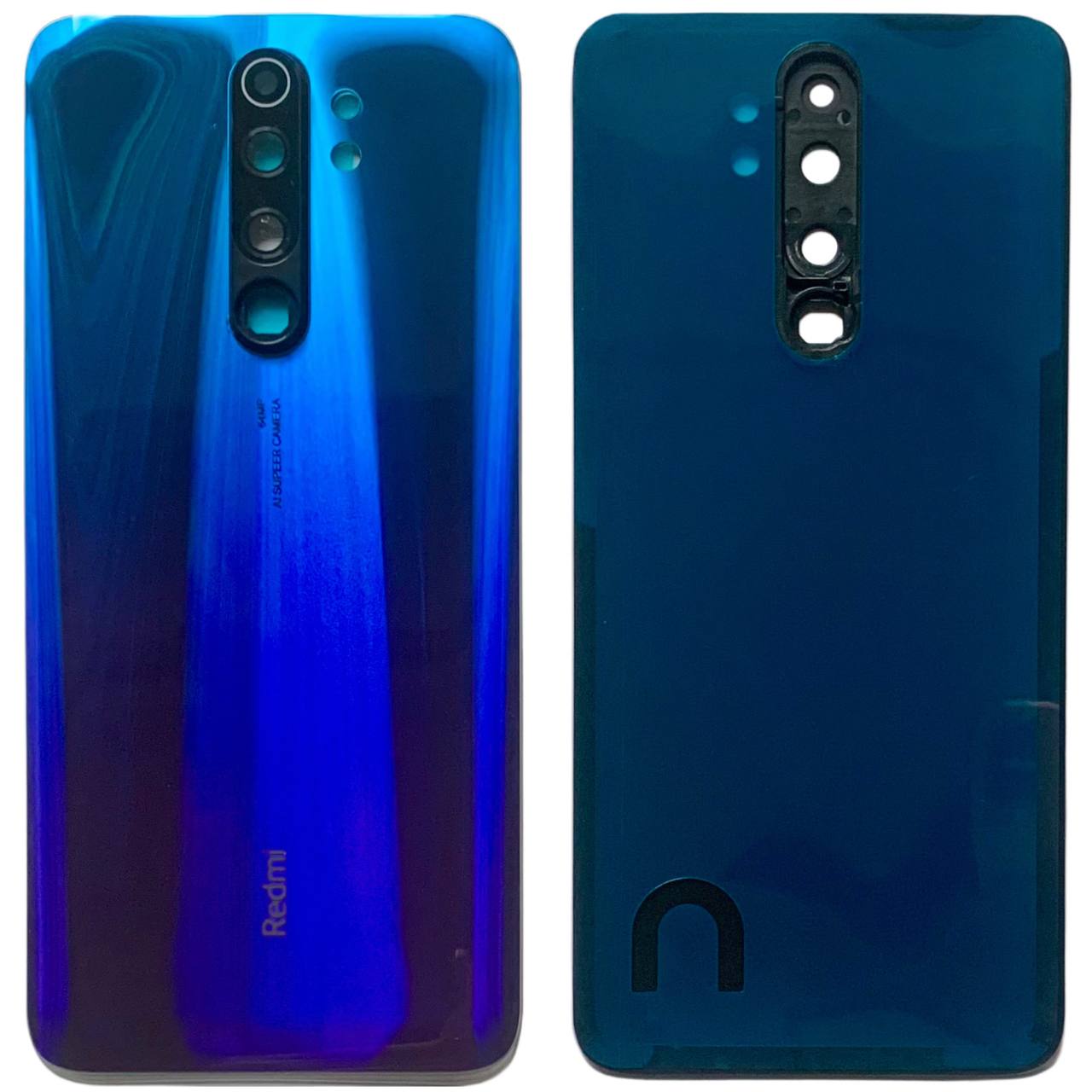 Задня кришка Xiaomi Redmi Note 8 Pro blue (зі склом камери)