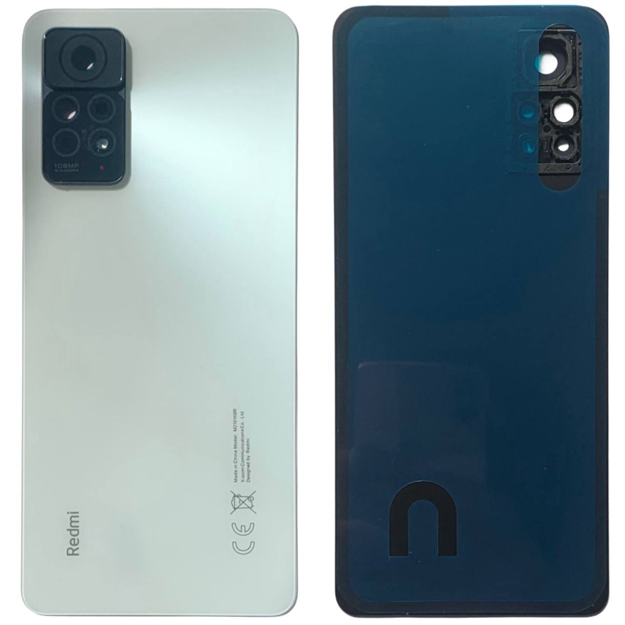 Задня кришка Xiaomi Redmi Note 11 Pro 4G white (зі склом камери)