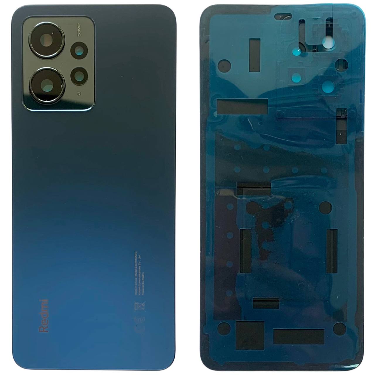 Задня кришка Xiaomi Redmi Note 12 4G black (зі склом камери)