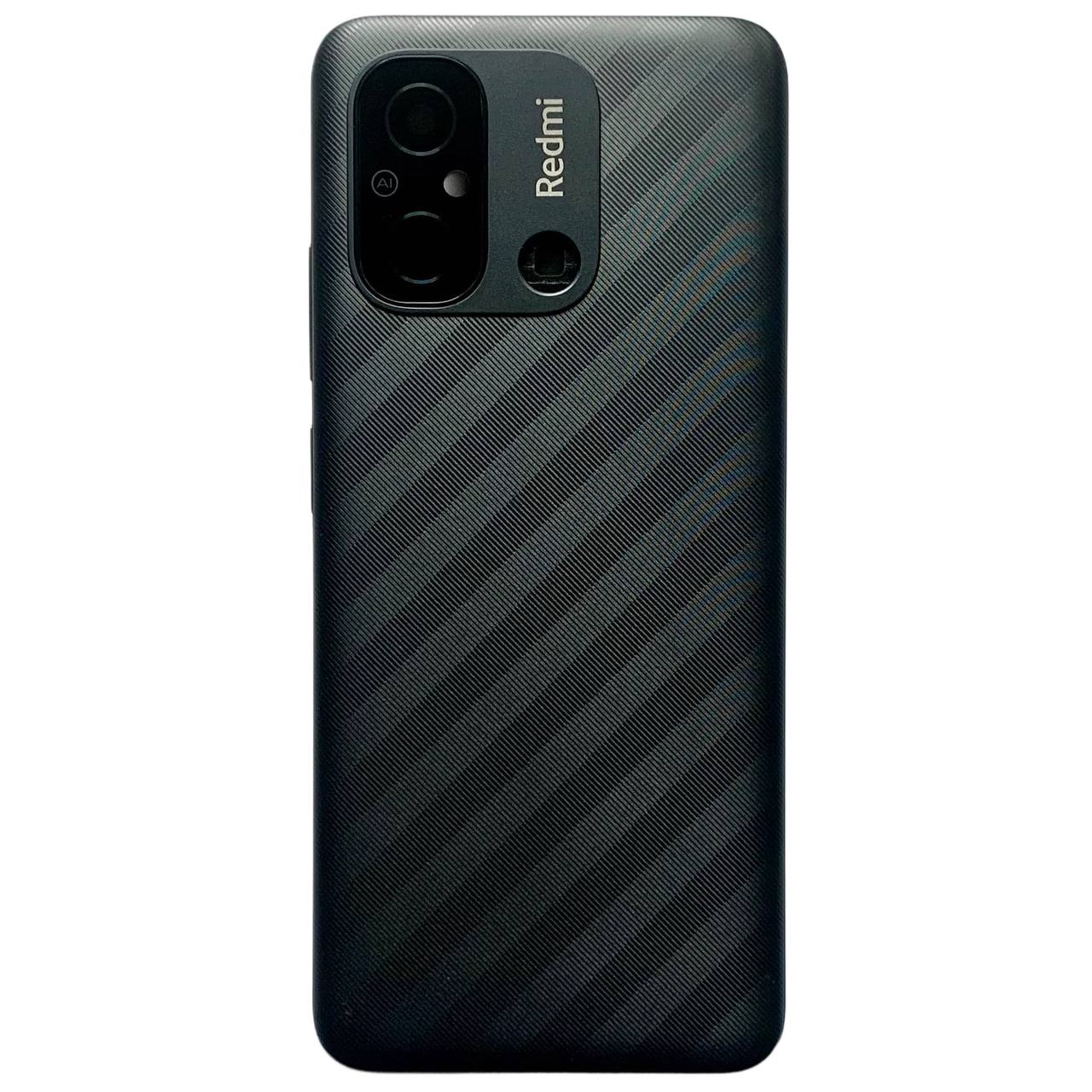 Задня кришка Xiaomi Redmi 12C black (зі склом камери)