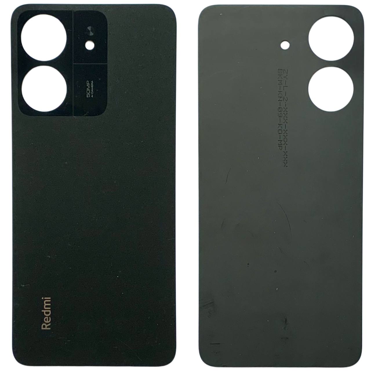 Задня кришка Xiaomi Redmi 13C 4G black (без скла камери)