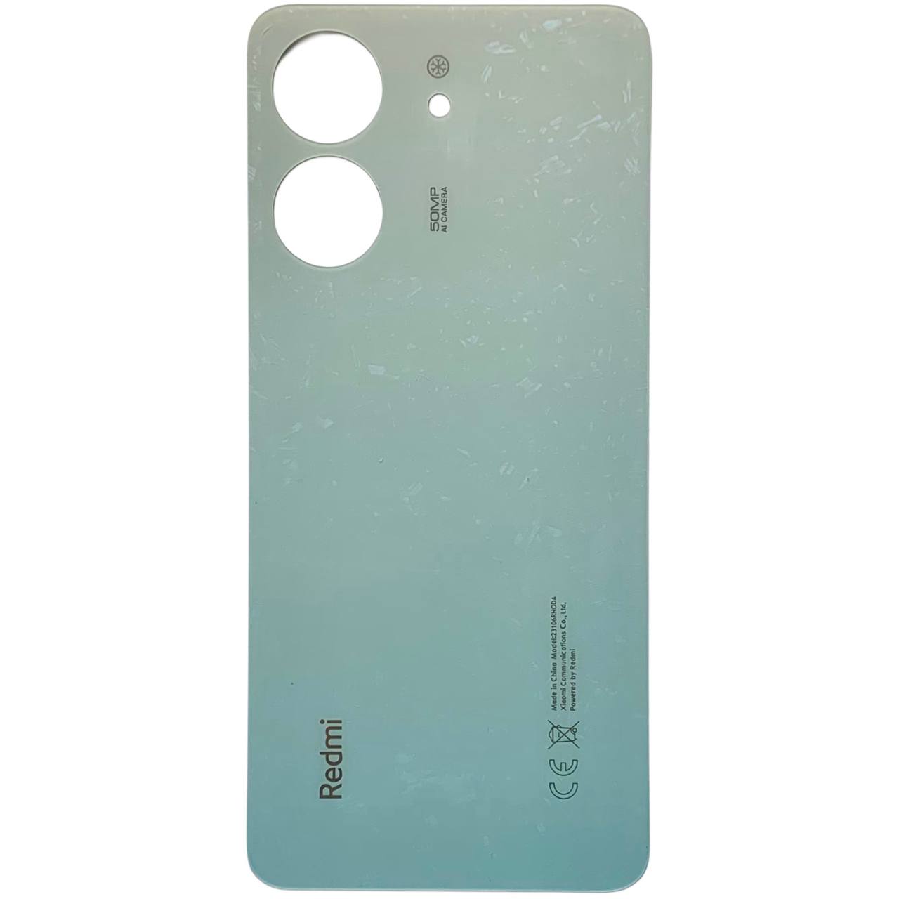Задня кришка Xiaomi Redmi 13C 4G white (без скла камери)