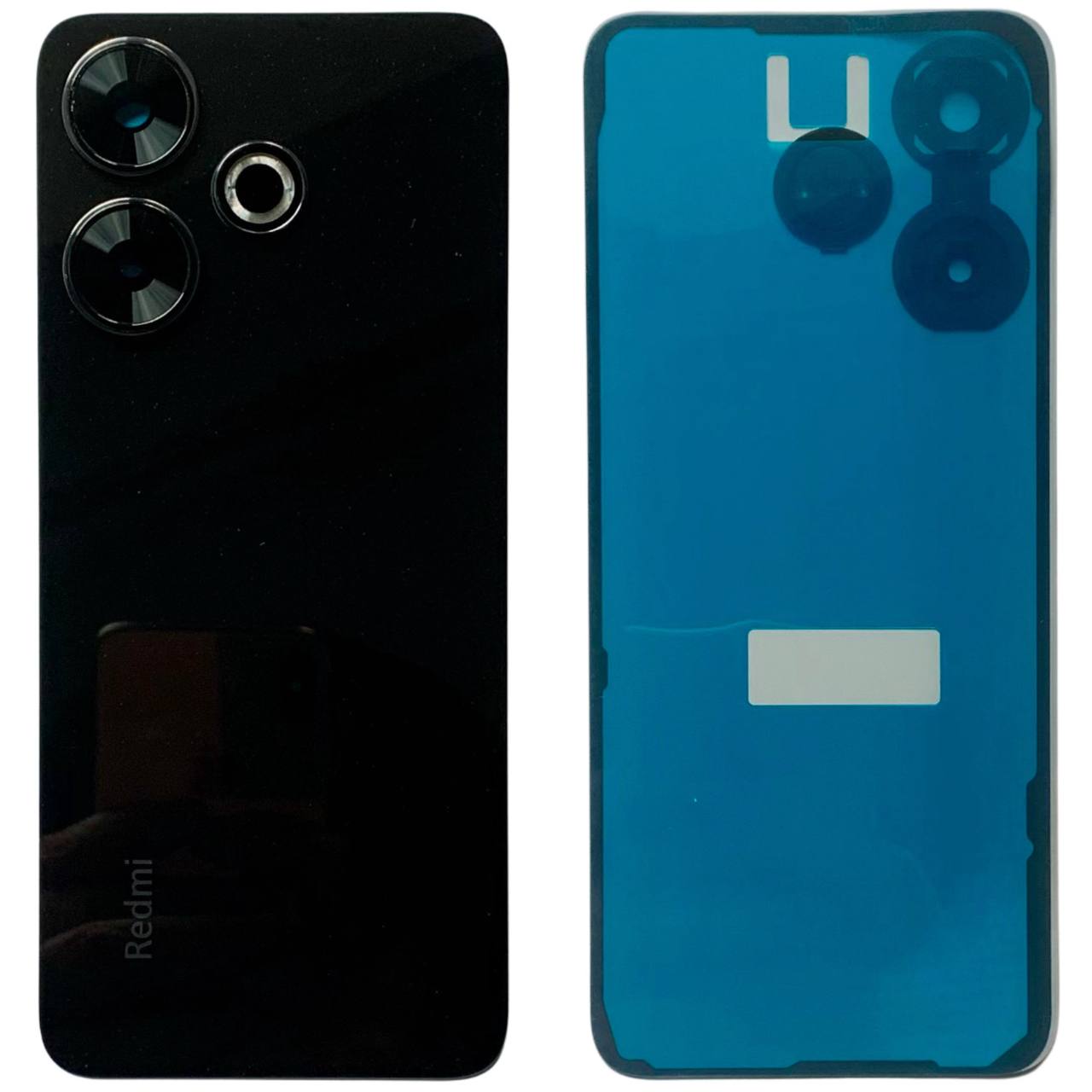 Задня кришка Xiaomi Redmi 13 black (зі склом камери)