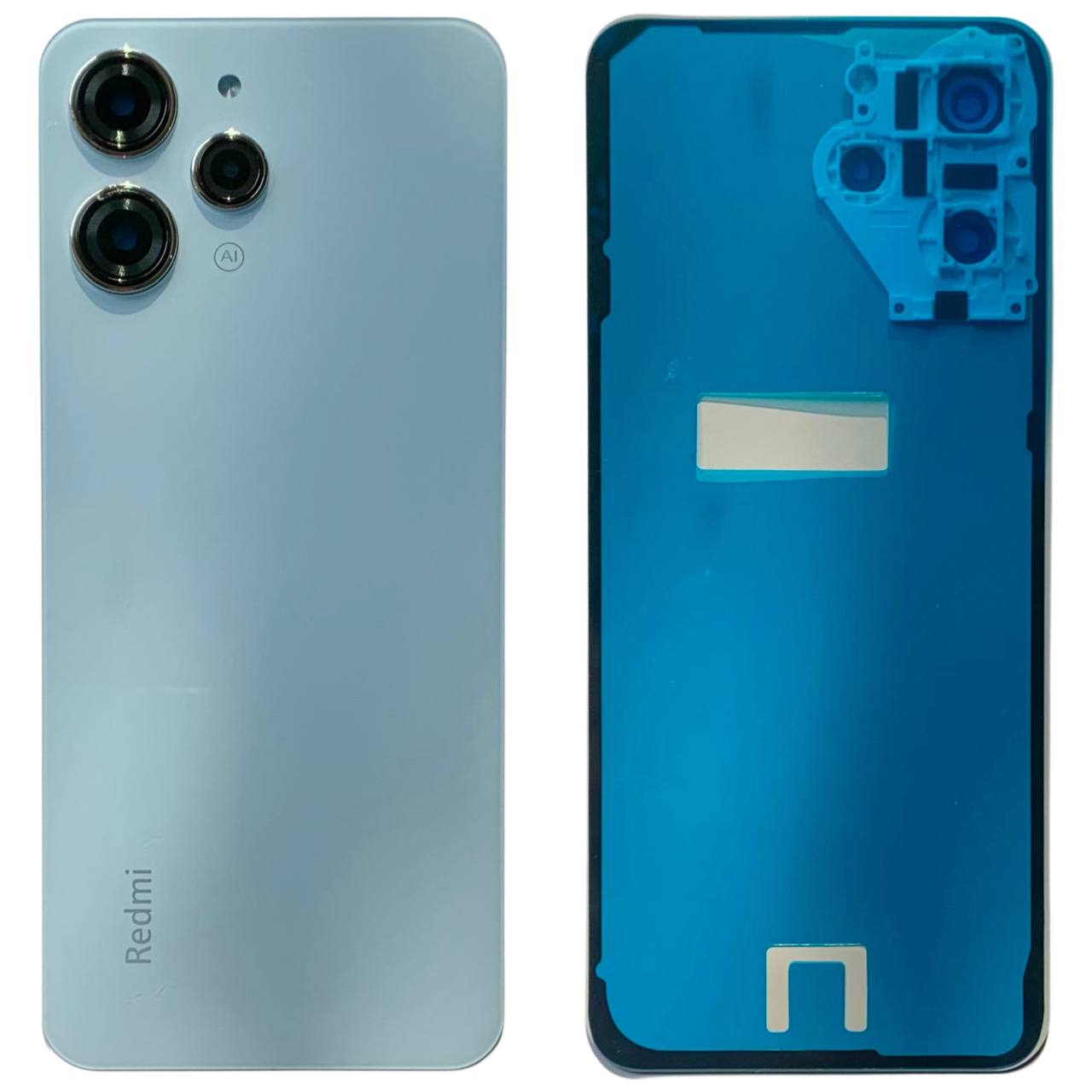 Задня кришка Xiaomi Redmi 12 blue (зі склом камери)