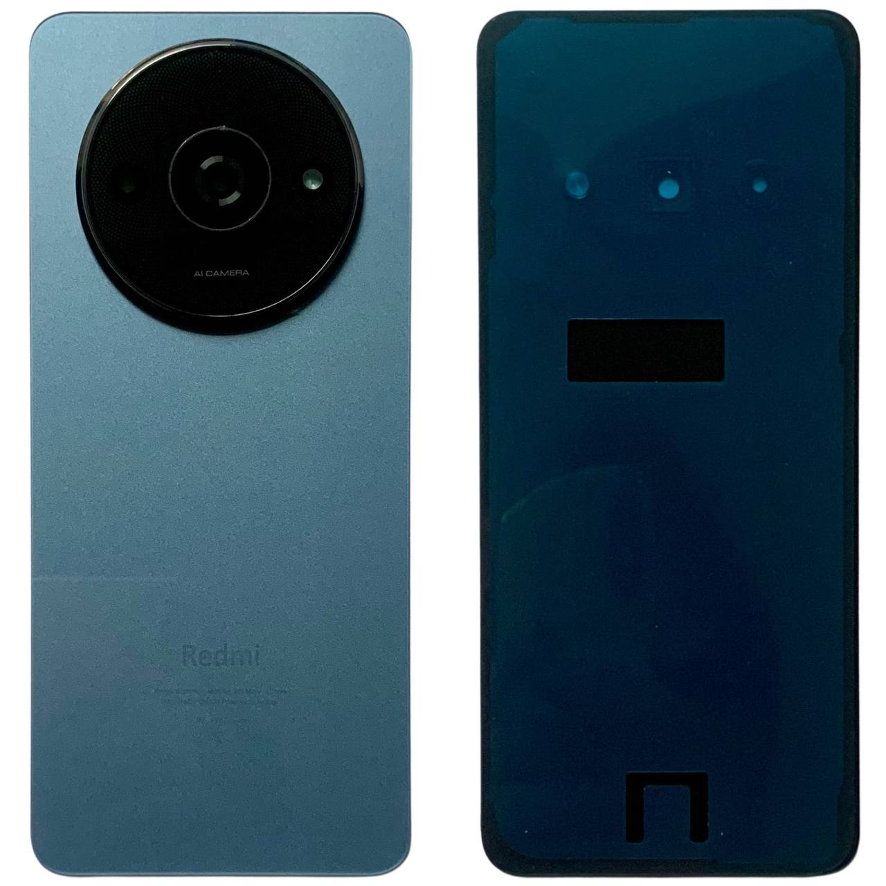 Задня кришка Xiaomi Redmi A3 blue (зі склом камери)