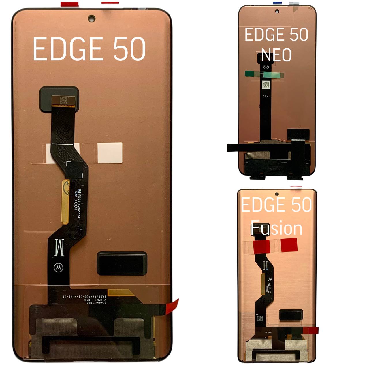 Дисплей Motorola Moto Edge 50 Fusion black, без рамки, Original (China)