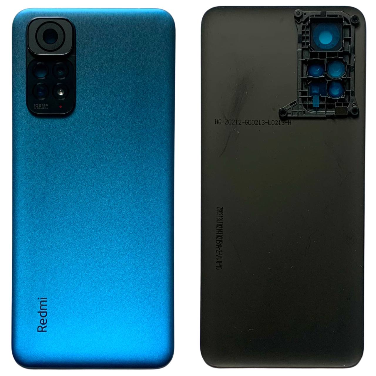 Задня кришка Xiaomi Redmi Note 11S (Camera 108MP) twilight blue (зі склом камери)