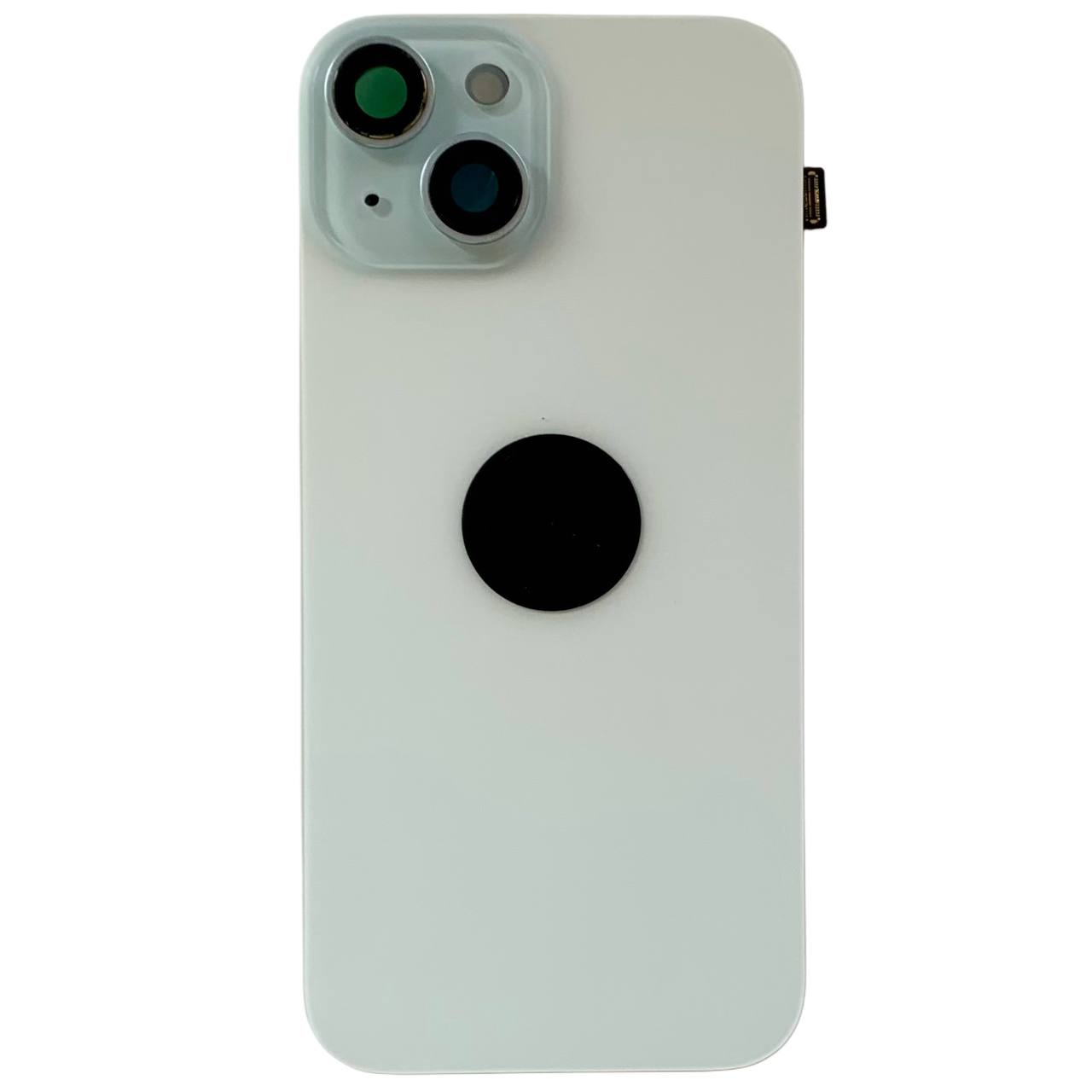 Задняя крышка корпуса iPhone 15 blue, со стеклом камеры, MagSafe, NFC, 1:1 Original