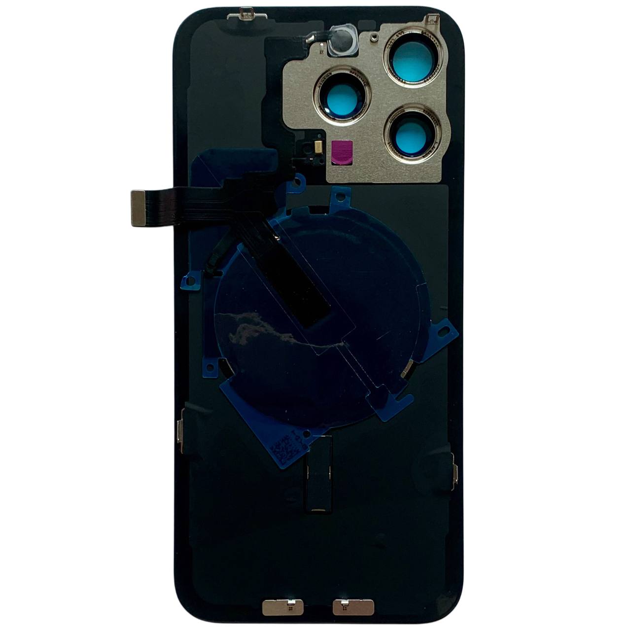 Задня кришка корпуса iPhone 15 Pro Max blue, зі склом камери, MagSafe, NFC, 1:1 Original
