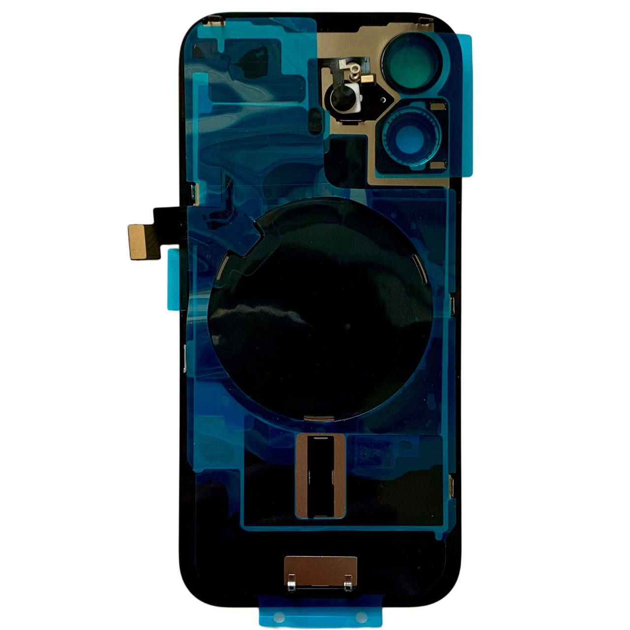 Задняя крышка корпуса iPhone 16 green, со стеклом камеры, MagSafe, NFC, 1:1 Original