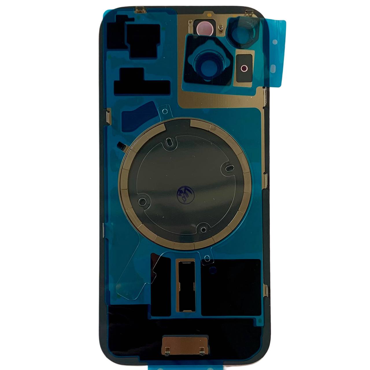 Задня кришка корпуса iPhone 15 green, зі склом камери, MagSafe, 1:1 Original