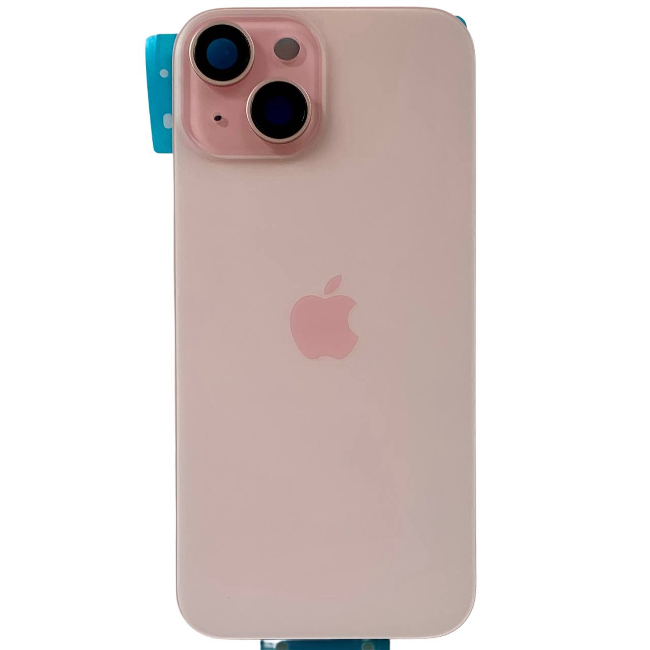 Задня кришка корпуса iPhone 15 pink, зі склом камери, MagSafe, 1:1 Original