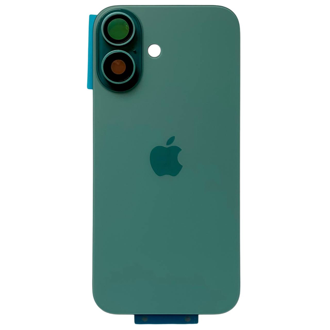 Задняя крышка корпуса iPhone 16 green, со стеклом камеры, MagSafe, 1:1 Original