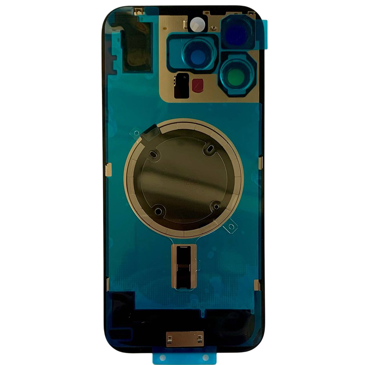 Задняя крышка корпуса iPhone 16 Pro Max gold, со стеклом камеры, MagSafe, 1:1 Original