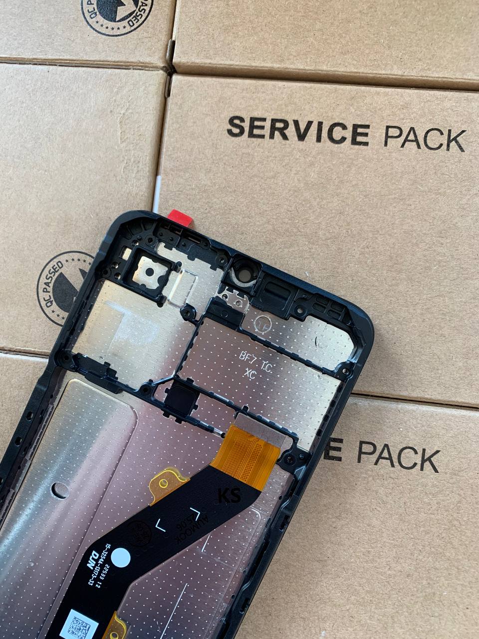 Дисплей Tecno Spark Go 2023 black, з рамкою, Original (PRC)