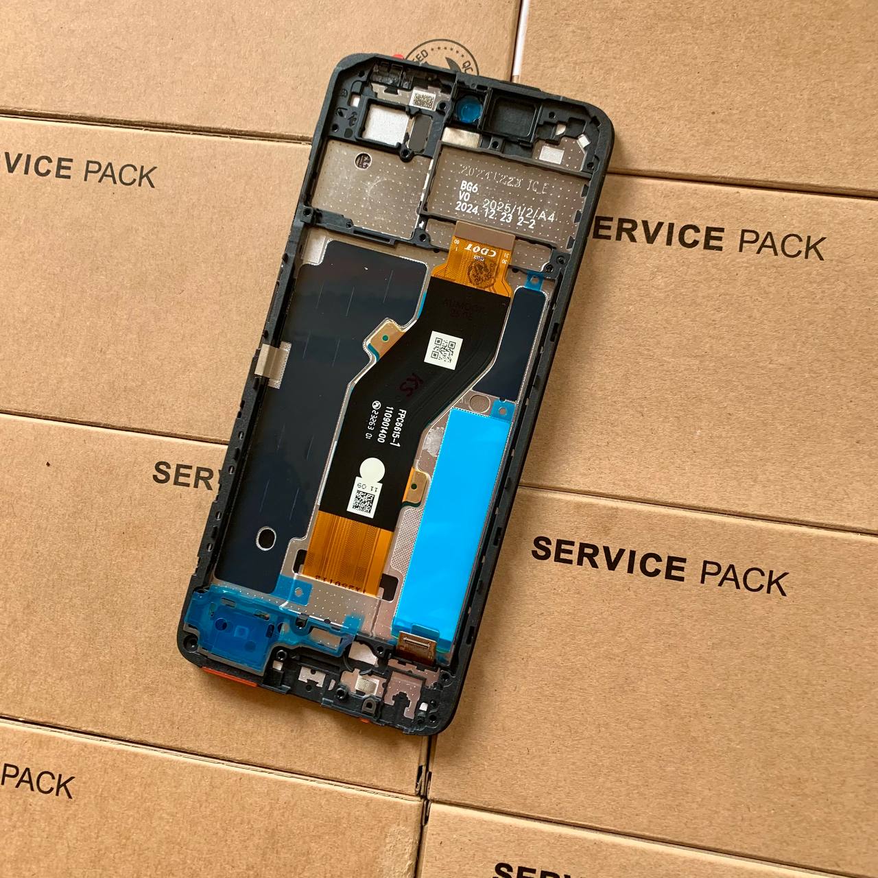 Дисплей Tecno Spark 30C black, з рамкою, Original (PRC)