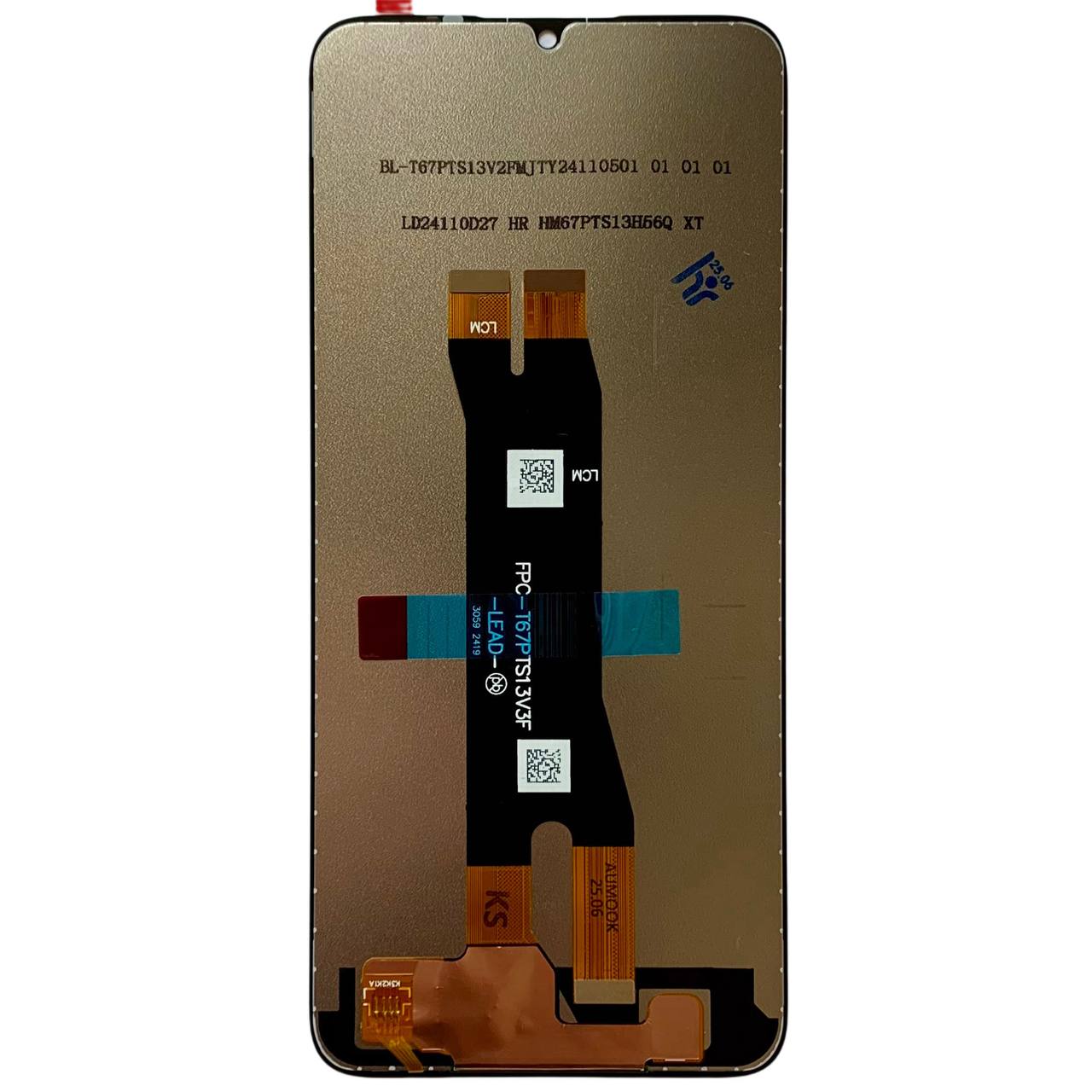 Дисплей ZTE Blade A55 black, без рамки, Original (China)