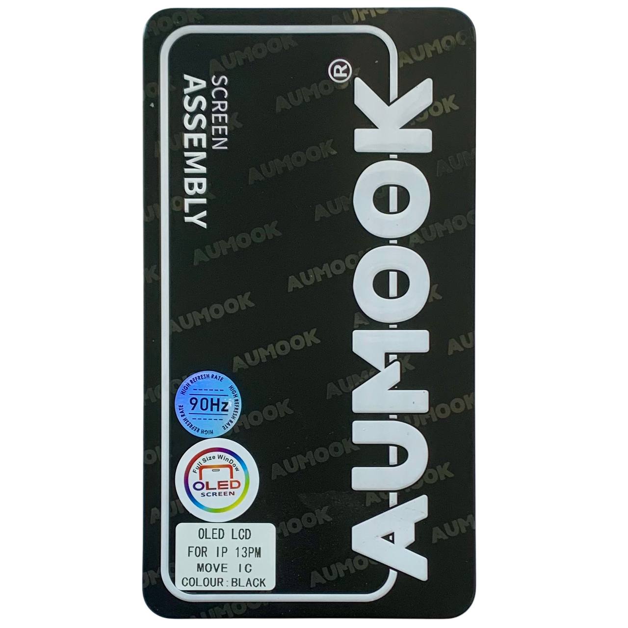 Дисплей iPhone 13 Pro Max black, з рамкою, AUMOOK Prime SOFT OLED 90Hz (можна замінити мікросхему)