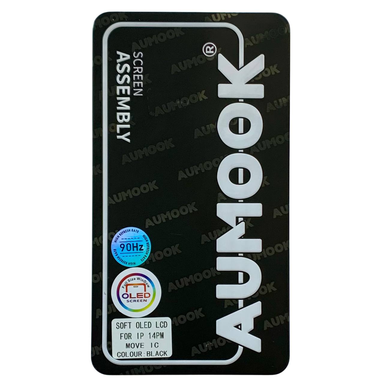 Дисплей iPhone 14 Pro Max black, с рамкой, AUMOOK Prime SOFT OLED 90Hz (можно заменить микросхему)