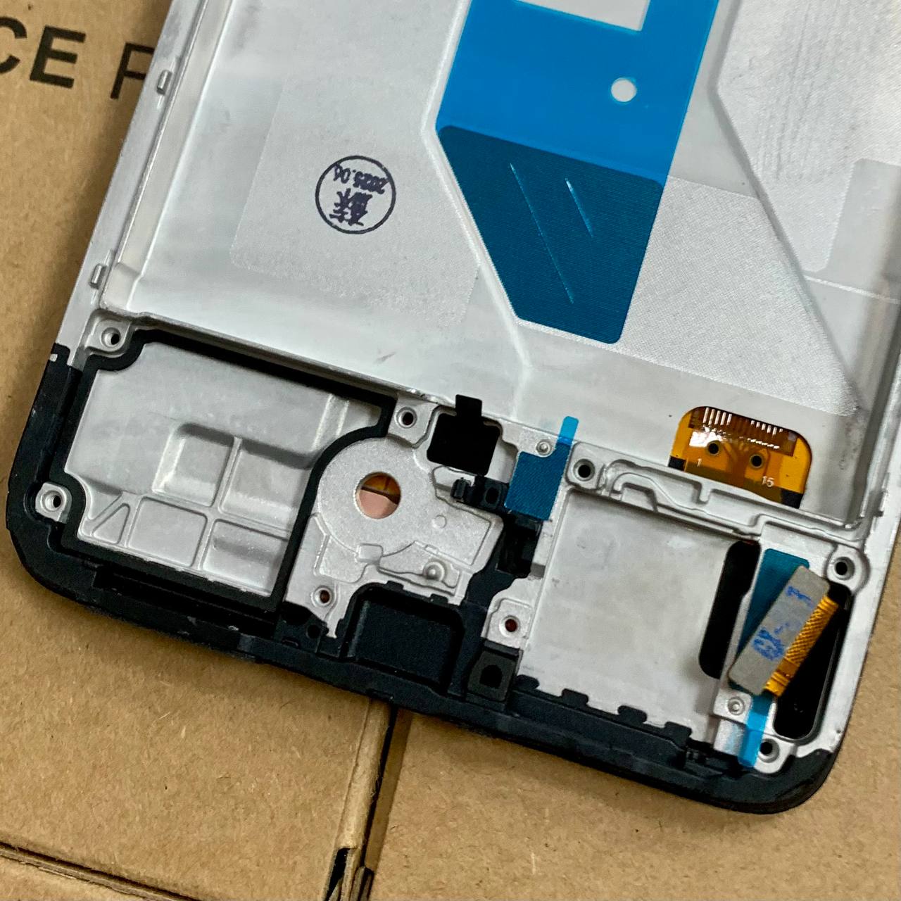 Дисплей Xiaomi Redmi Note 14 4G black, з рамкою, OLED (Global ver. Розмір 159*74mm)