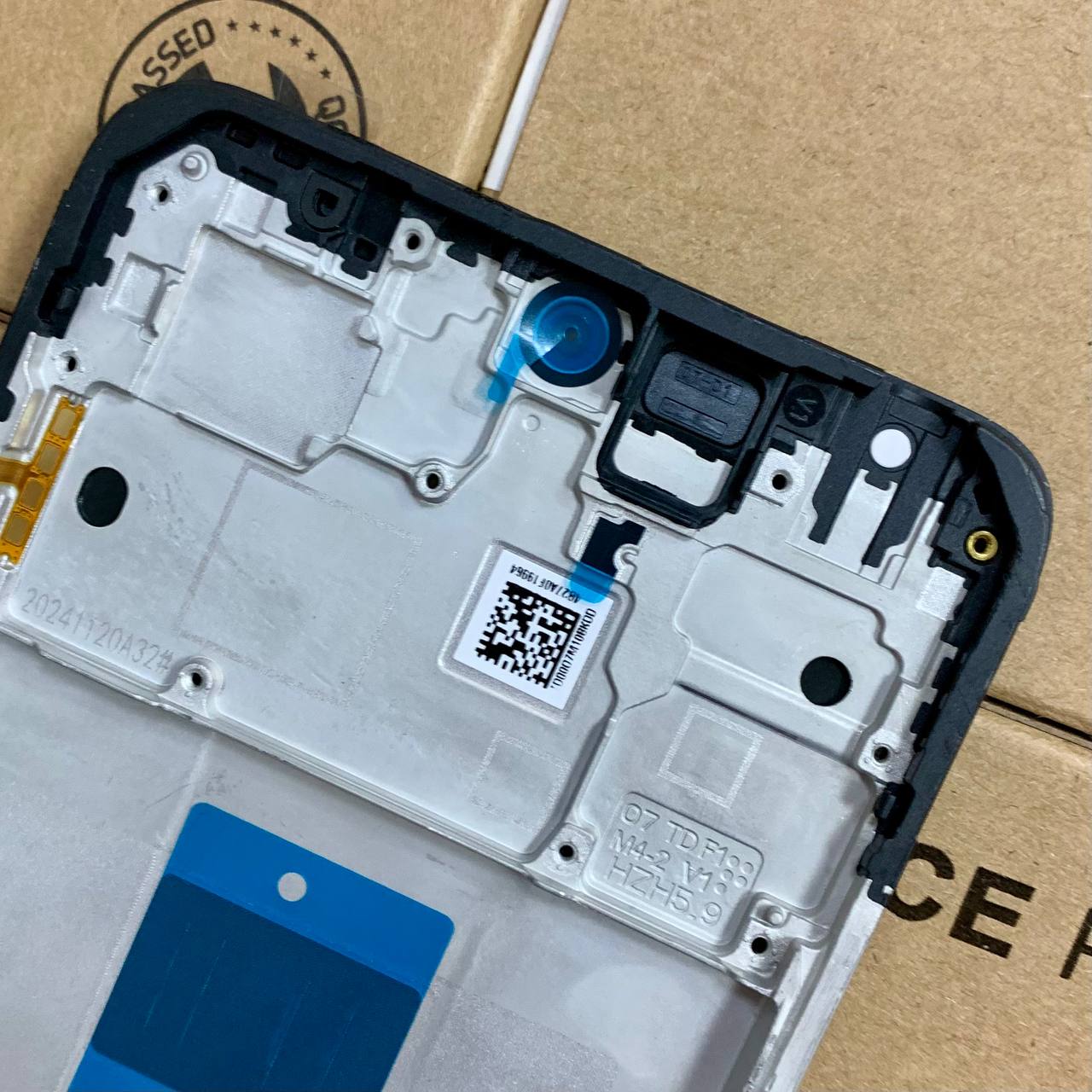 Дисплей Xiaomi Redmi Note 14 4G black, з рамкою, OLED (Global ver. Розмір 159*74mm)