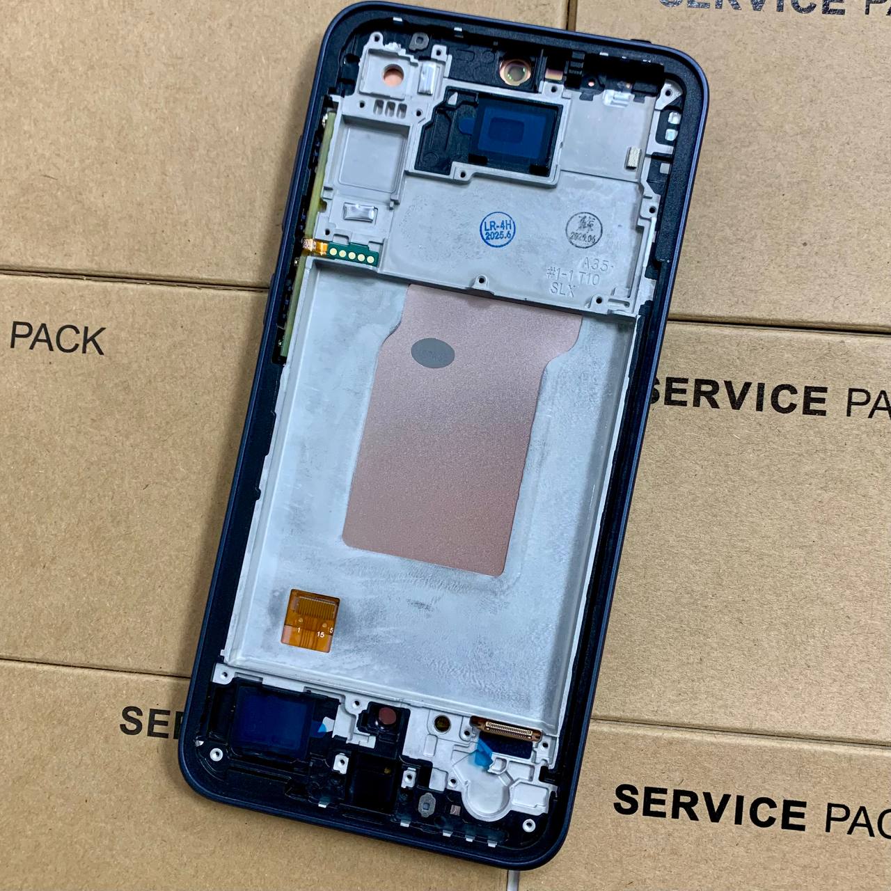 Дисплей Samsung A356 Galaxy A35 5G 2024 black, з рамкою, OLED