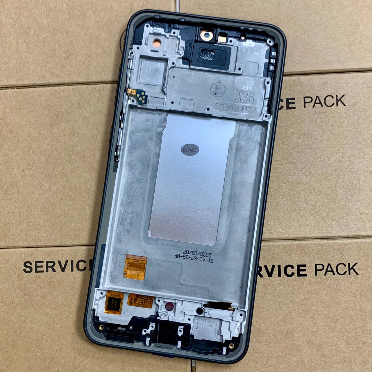 Дисплей Samsung A366 Galaxy A36 5G 2025 black, з рамкою, OLED