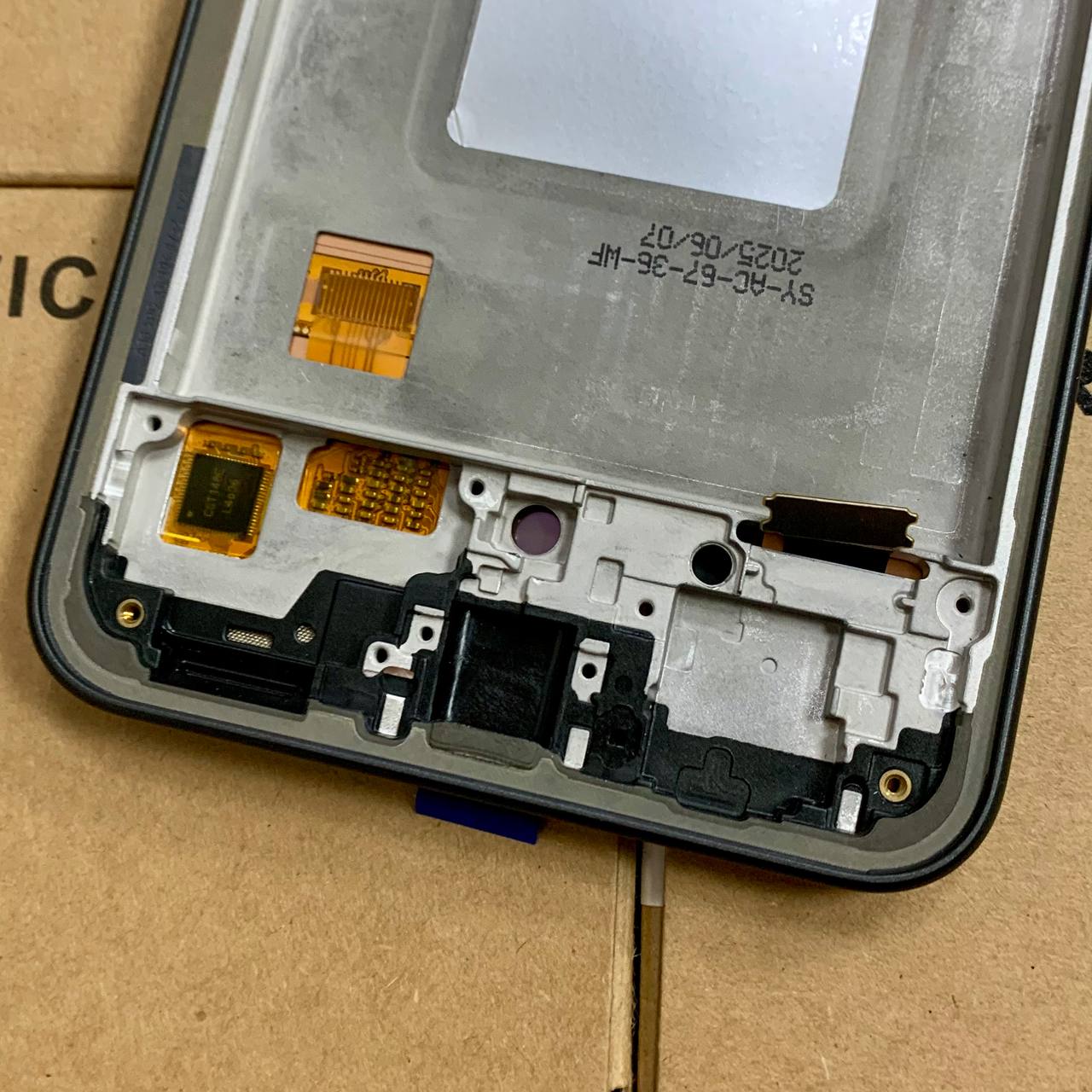 Дисплей Samsung A366 Galaxy A36 5G 2025 black, з рамкою, OLED