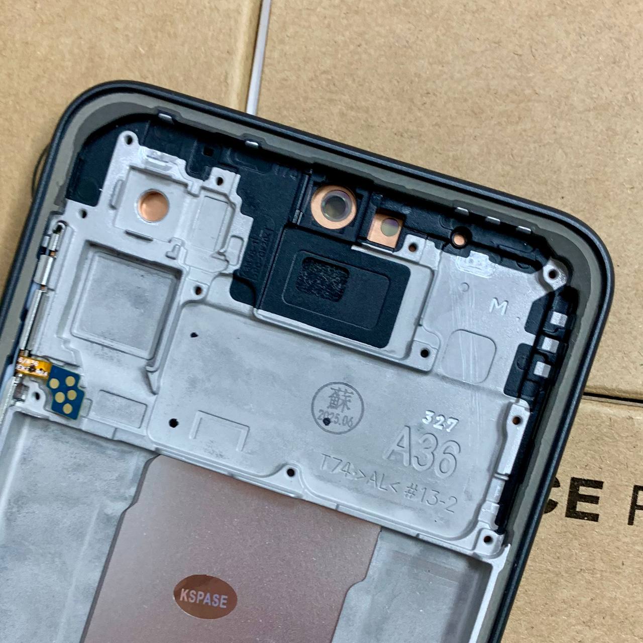 Дисплей Samsung A366 Galaxy A36 5G 2025 black, з рамкою, OLED