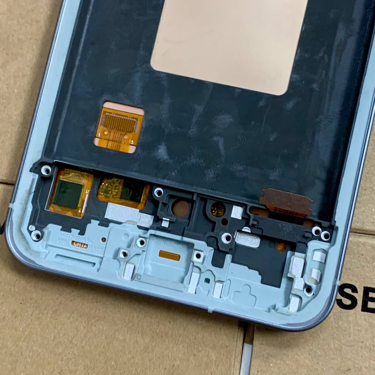 Дисплей Samsung A566 Galaxy A56 5G 2025 light gray, з рамкою, OLED