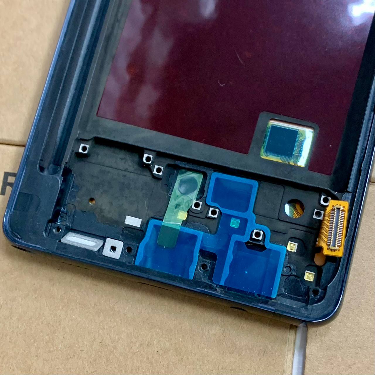 Дисплей Samsung N770 Galaxy Note 10 Lite black, з рамкою, OLED