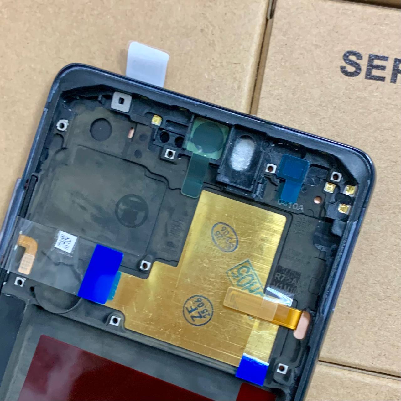 Дисплей Samsung N770 Galaxy Note 10 Lite black, з рамкою, OLED