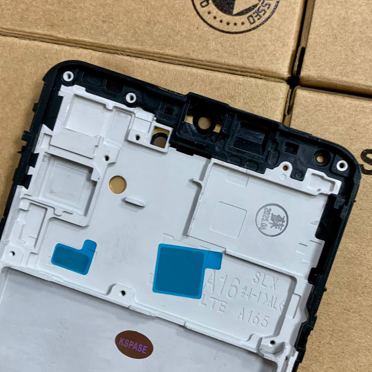 Дисплей Samsung A165 Galaxy A16 2024 black, з рамкою, OLED