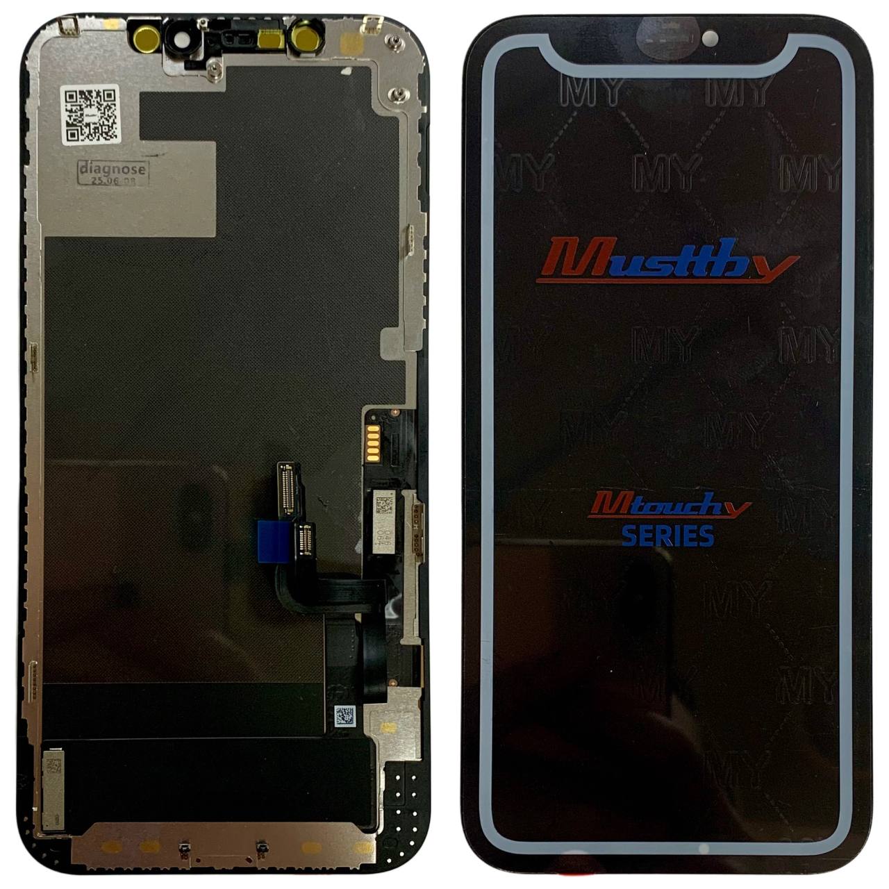 Дисплей iPhone 12 | iPhone 12 Pro black, з рамкою, Musttby OLED | Прив'язується в 18/26 iOS