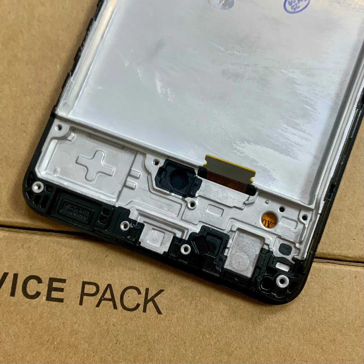 Дисплей Samsung A325 Galaxy A32 2021 black, з рамкою, INCELL