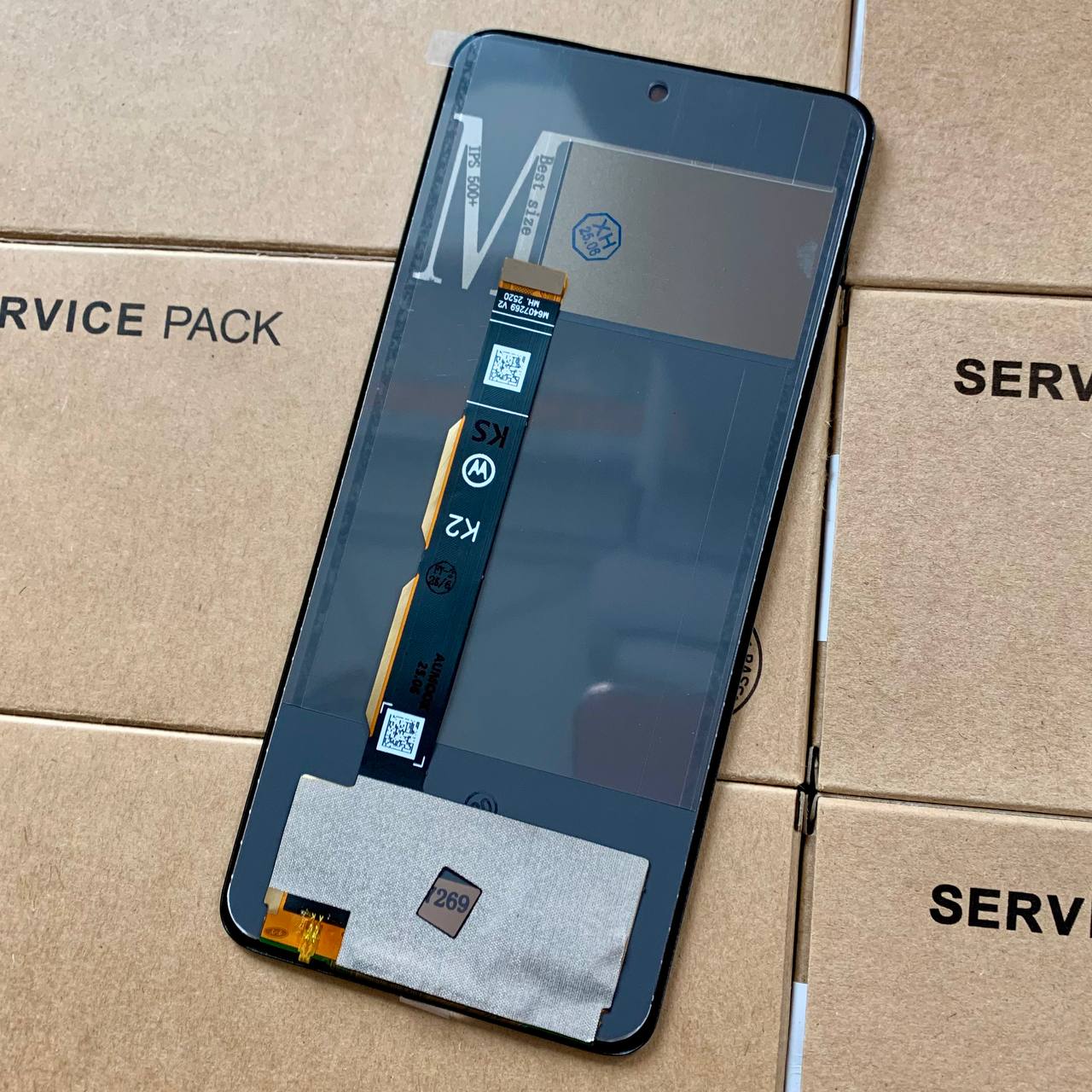 Дисплей Motorola Moto G84 black, без рамки, INCELL