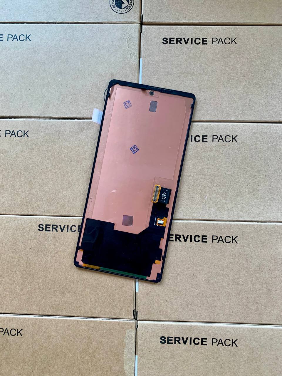 Дисплей Google Pixel 6 black, з рамкою, OLED