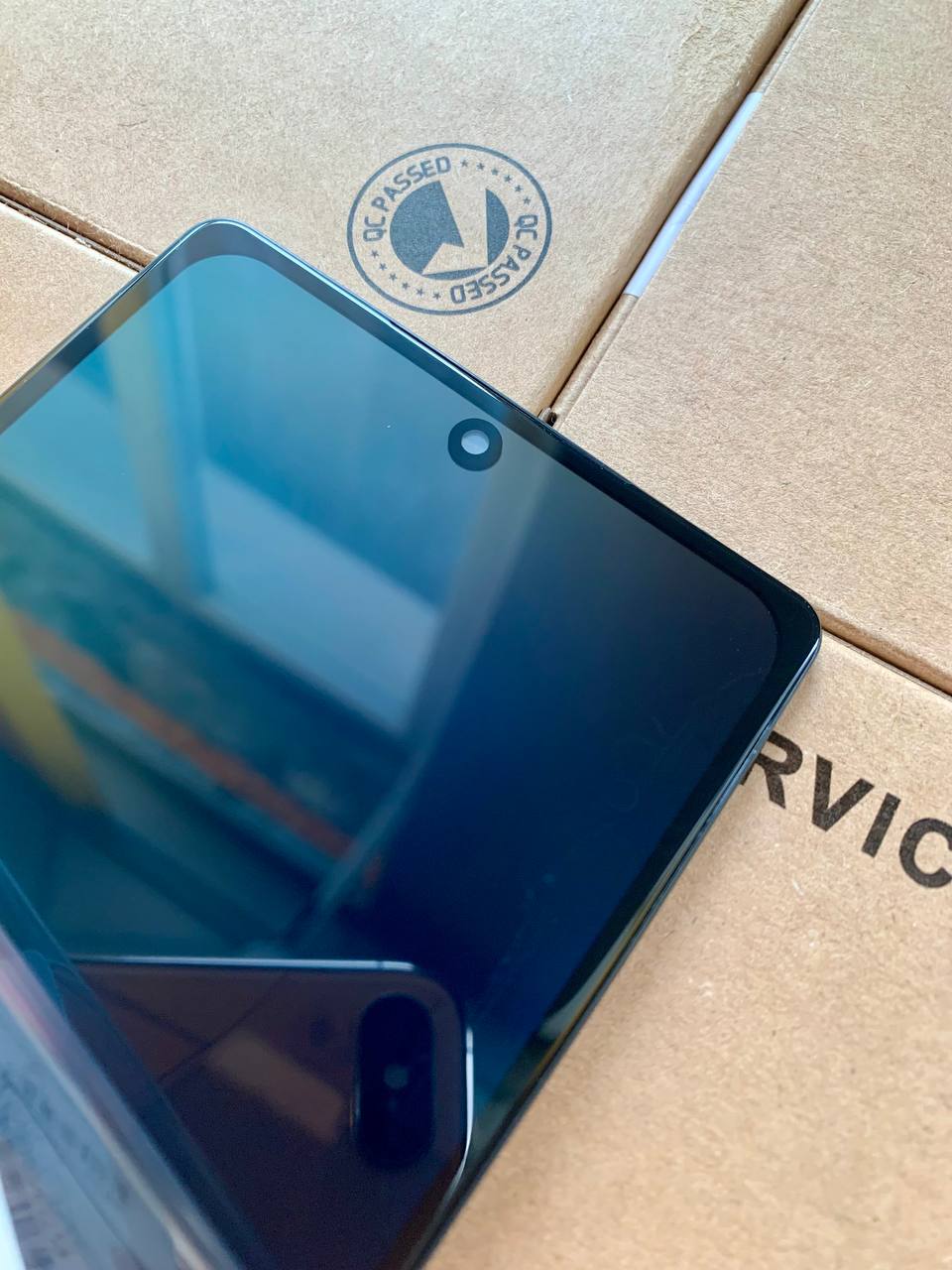 Дисплей Google Pixel 6 black, з рамкою, OLED