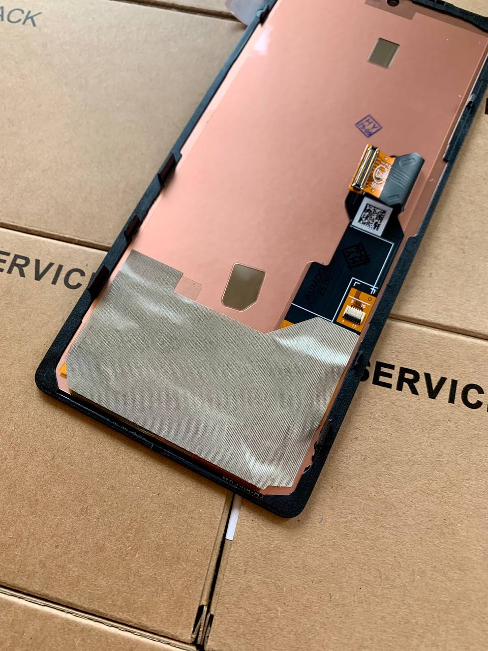 Дисплей Google Pixel 6A black, з рамкою, OLED