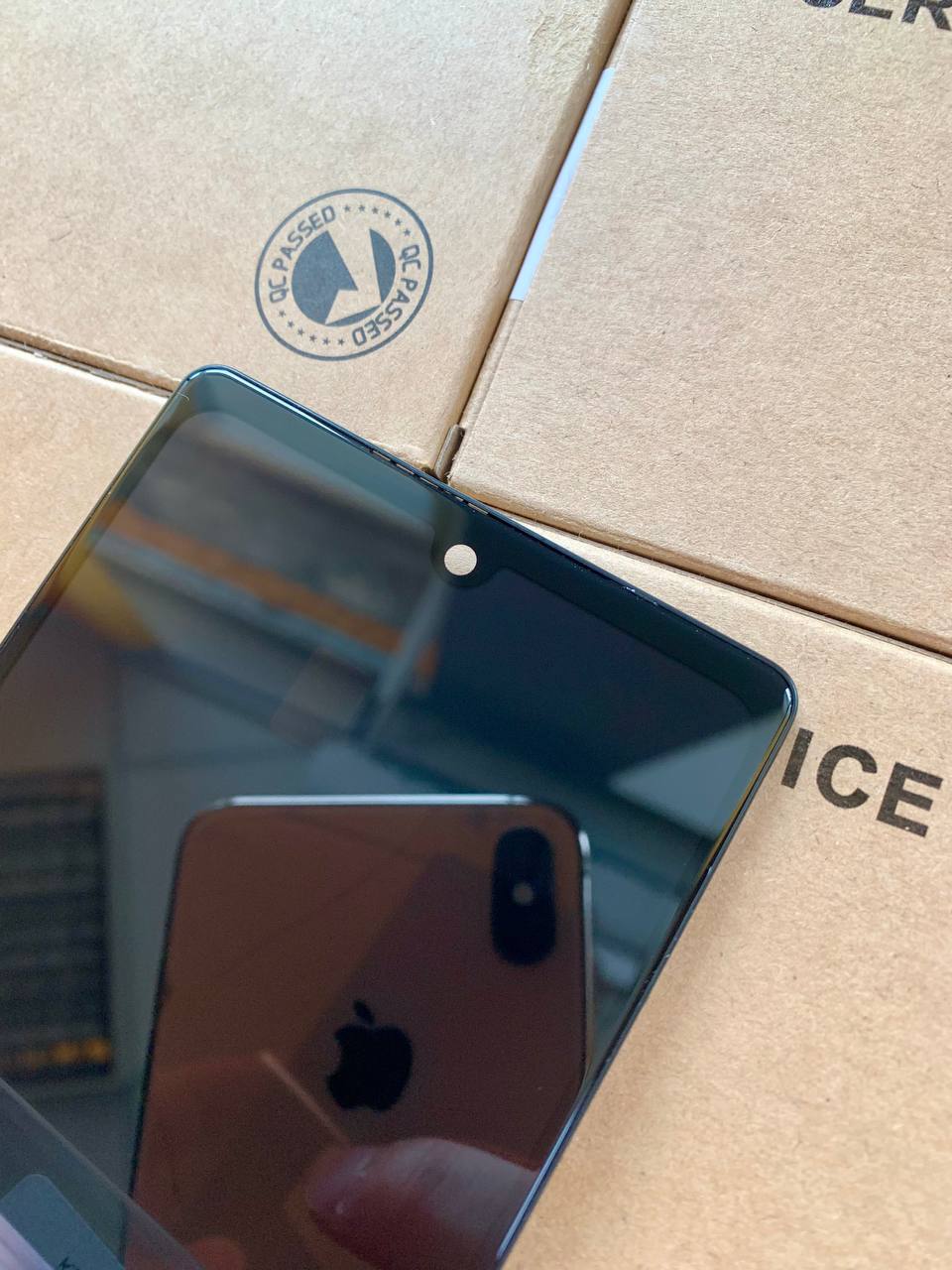 Дисплей Google Pixel 6A black, з рамкою, OLED