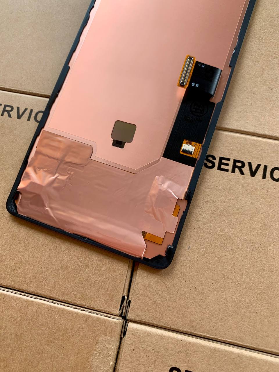Дисплей Google Pixel 7 black, з рамкою, OLED