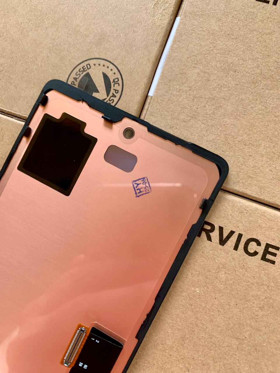 Дисплей Google Pixel 7 black, з рамкою, OLED