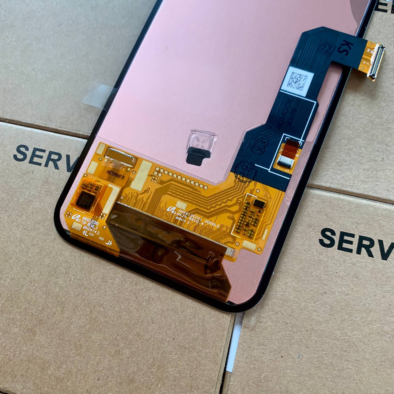Дисплей Google Pixel 8A black, без рамки, Original