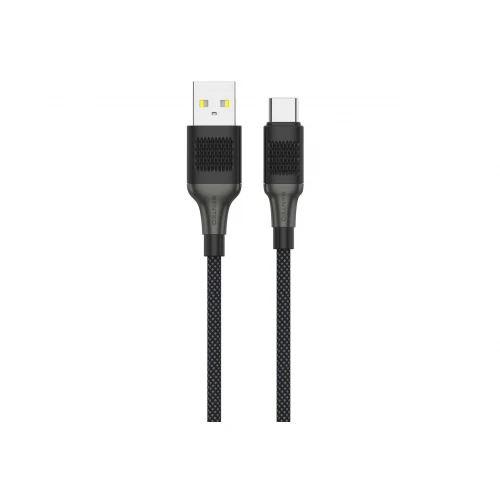 Кабель SENTEO SM-04 Eplosid series 3A USB to Type-C 1m black